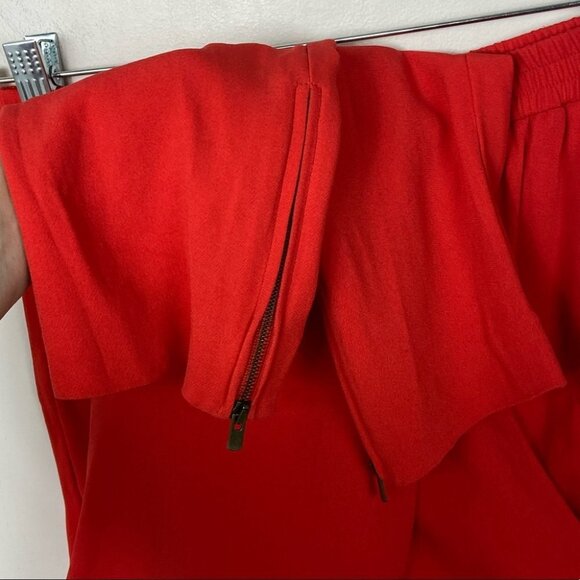 Stella McCartney Crepe Tapered Elastic Waist Pants Trousers Size 36 or 0 Pockets - Picture 8 of 12